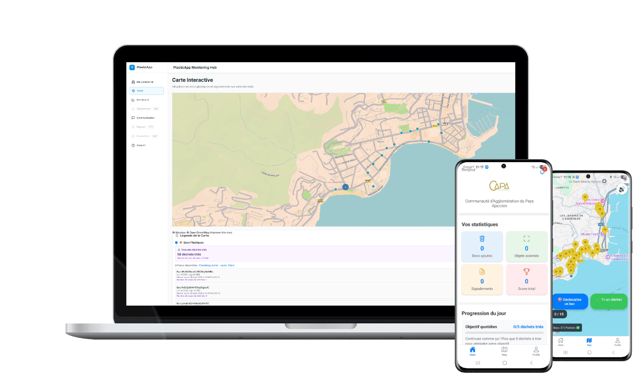 Dashboard CityBin Monitoring Hub